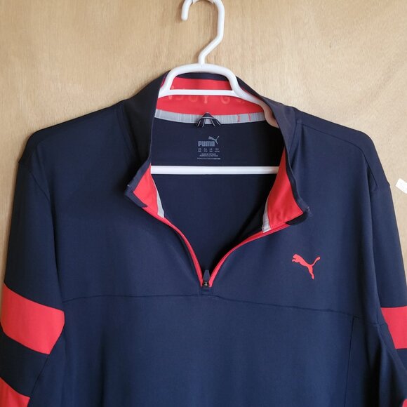 Puma Golf Shirt  Size XXL  Long Sleeve Quarter Zip - Picture 5 of 6